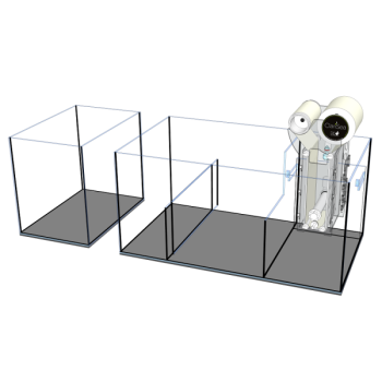 Preview: D-D Aqua-Pro Reef 1800 METAL FRAME BLACK SATIN