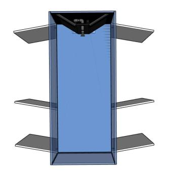 D-D Aqua-Pro Reef 1500 Peninsula - Driftwood Concrete