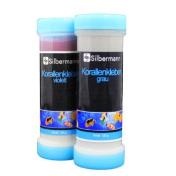 Silbermann Korallenkleber grau 300g