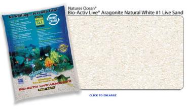 Nature's Ocean Live Natural White Sand 0.5-1.7mm 4,54Kg