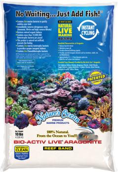 Nature's Ocean Live Natural White Sand 0.1-0.5mm 9,07kg