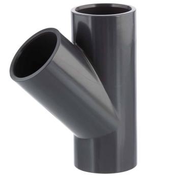 PVC-U T-Stück 45° 16mm