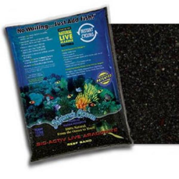 Nature's Ocean Live Black Beach Sand 0.5-1.7mm 9,07kg