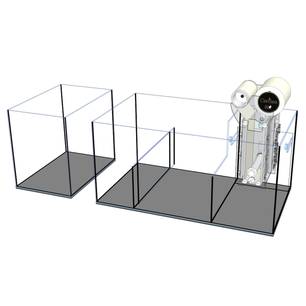 D-D Aqua-Pro Reef 1800 METAL FRAME PLATINUM OAK