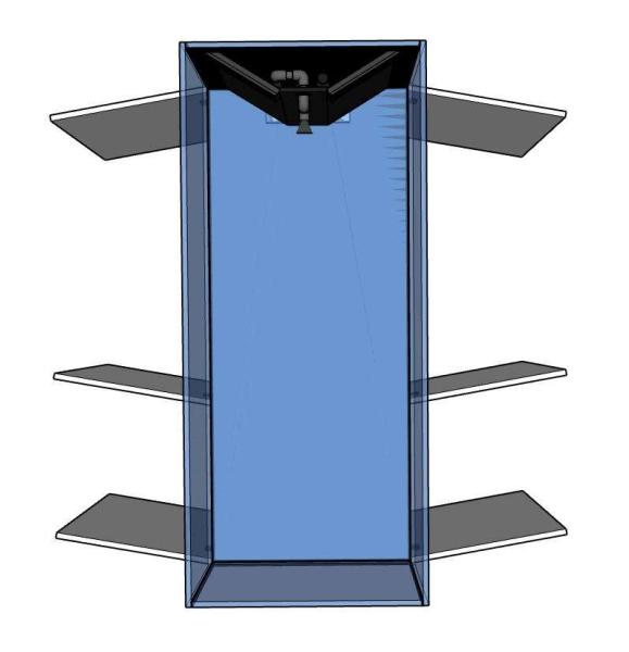 D-D Aqua-Pro Reef 1500 Peninsula - Carbon Oak