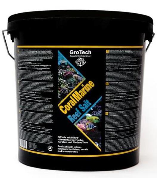 GroTech CoralMarine ReefSalt 21kg für 600 Liter